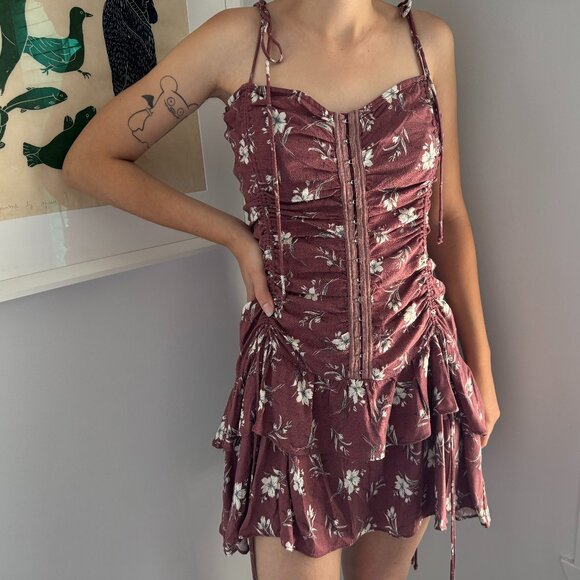 Sklyar + Madison Corset Front Mini Dress, size Medium (Fits size S/M) - Picture 2 of 8